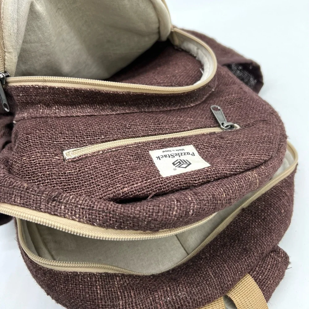 Kailash Himalayan Pure Hemp Brown Backpack - Picture 16 of 16